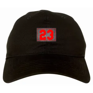 23 Cement Red Jersey Dad Hat