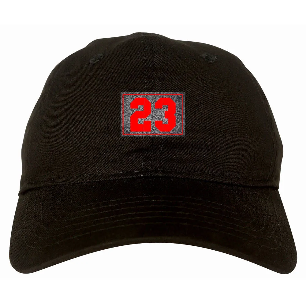 23 Cement Red Jersey Dad Hat