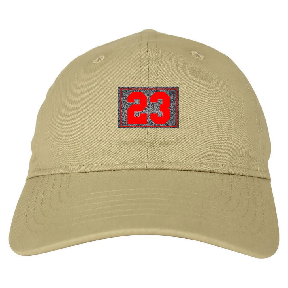 23 Cement Red Jersey Dad Hat