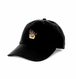 '5 Cigarettes' Dad Cap, Black By Carnaby Fair