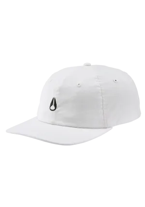 Agent Strapback Hat - White / Black