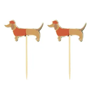 Dachshund Dogs Picks (10 Pieces)