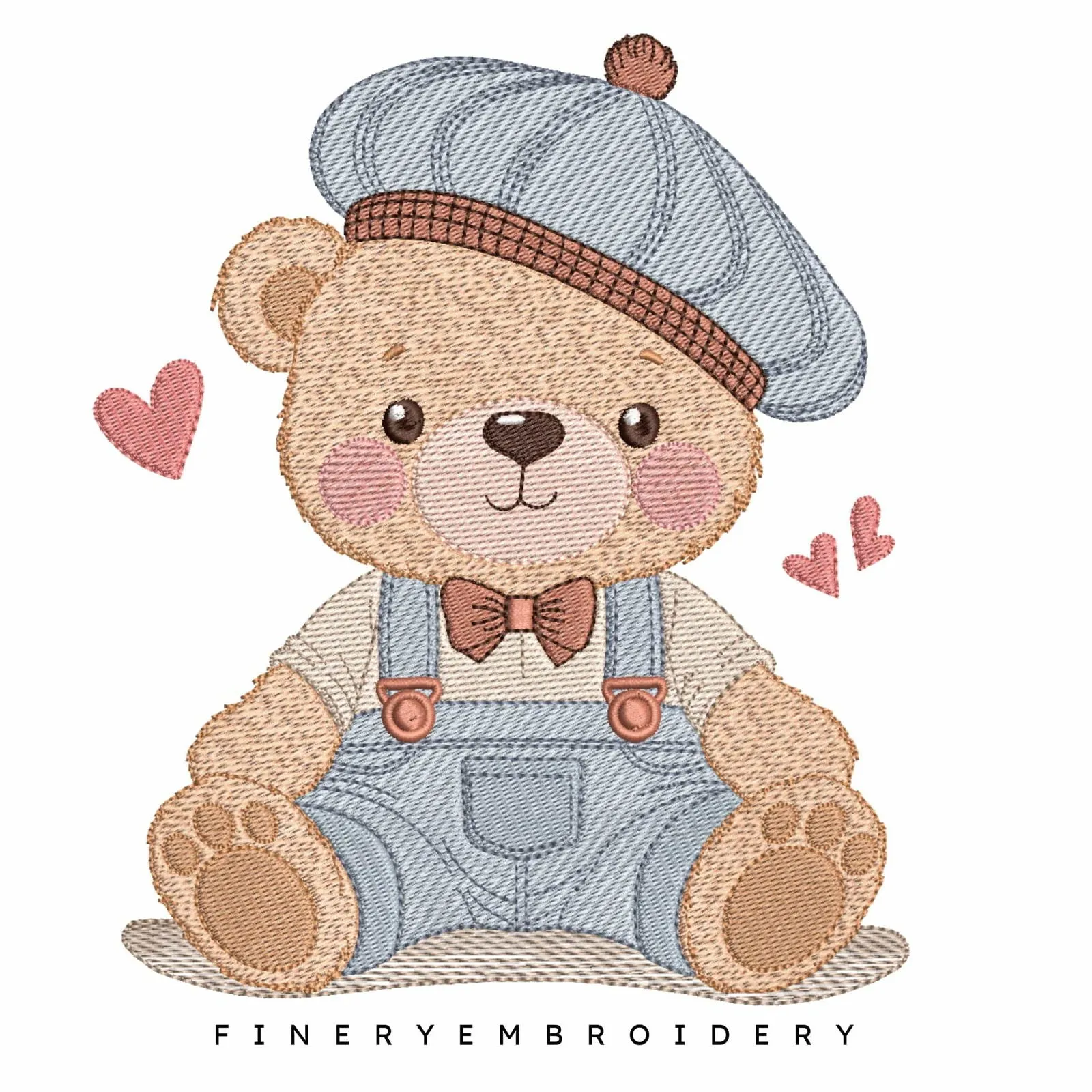 Delightful Teddy Bear  - Embroidery Designs