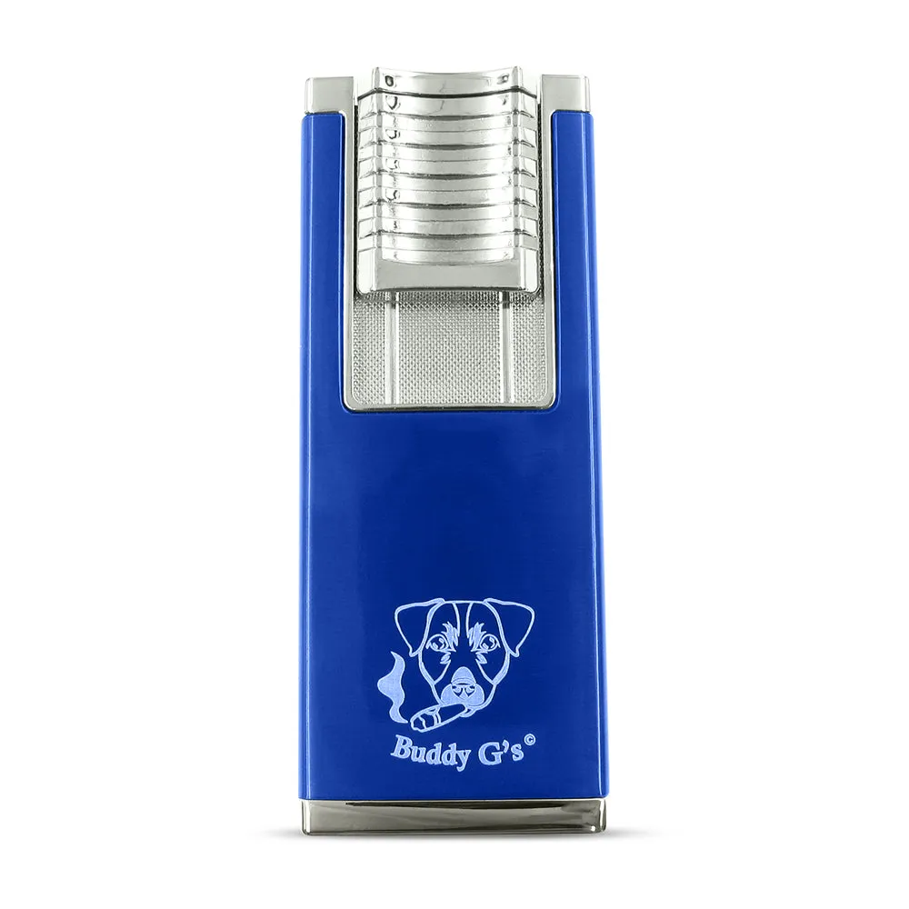 Double Burner Refillable Butane Windproof Double Jet Torch Lighter