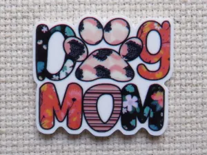 Floral Dog Mom Needle Minder, Cover Minder, Magnet