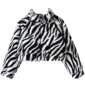 Fur Zebra Jacket