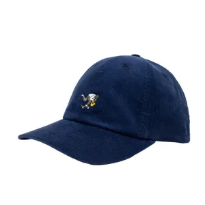 MAGENTA JAZZ PUSH DAD HAT NAVY