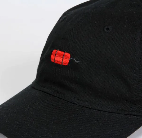 'Out of Dark' Dad Cap, Black By Carnaby Fair