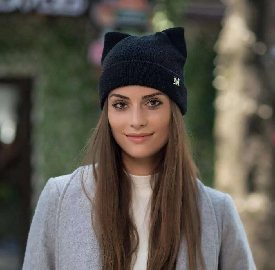 So Kawaii! Knitted Cat Ears Beanie