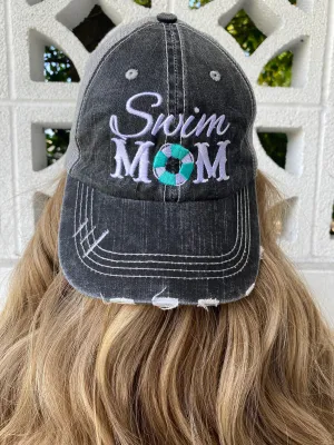 'Swim Mom' Trucker Cap