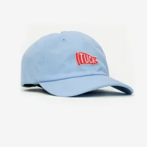 Tuck Flag Unstructured Unisex Hat - Baby Blue