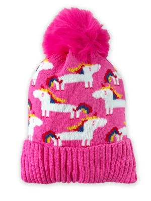 Unicorn Vibes Winter Knitted Cap