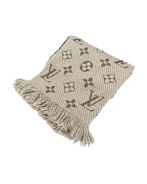 Wool and Silk Logo Scarf